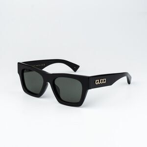 Gucci Women Sunglasses Black Square GG1835SA 001 NEW AUTHENTIC